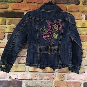 Baby doll  Embroidered Denim Jacket 4